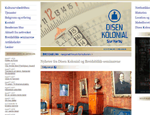 Tablet Screenshot of disenkolonial.no